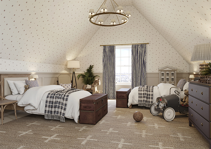 Kings Breakfast, Stripe Prince - Made to Measure Curtains - Image 7